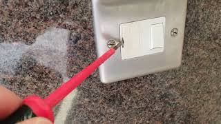 How to change a fuse in fused spur Electrician in Corby electricianincorby [upl. by Idok]