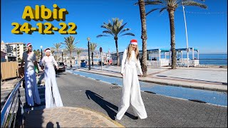 🎄Albir Alicante Costa Blanca Spain 🎄Christmas Eve🎄Afternoon Promenade Walking Tour 🇪🇸🎄 [upl. by Gnet]