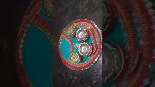 6 craft💫stoneworks✨🔮 decorative  Raksha bhandan Aarty DesignIdeas 🎗️SSKTradition😊🌟 [upl. by Sirovart107]