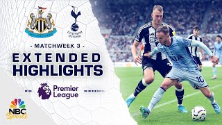 Newcastle United v Tottenham Hotspur  PREMIER LEAGUE HIGHLIGHTS  912024  NBC Sports [upl. by Ihsoyim]