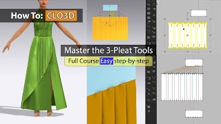 How To Use CLO Pleats  Pleats Tool  Easy Step by Step [upl. by Hoban]