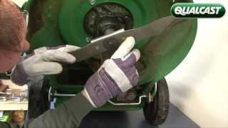 How to change the blade on your Qualcast petrol lawnmower [upl. by Kendry]