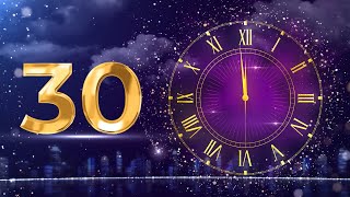 🥂 Happy New Year Countdown 2023 With Sound Effect 🥂 30 Seconds New Year Countdown ⌚ [upl. by Atalayah]