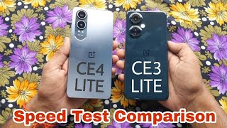 Oneplus Nord CE 4 Lite vs CE 3 Lite Speed Test Comparison [upl. by Ariek601]