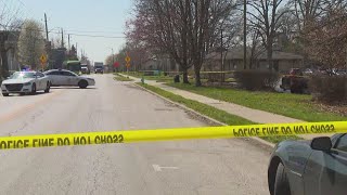 IMPD investigating shooting near Garfield Park Library [upl. by Irwin503]