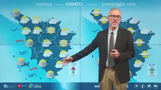 Le condizioni meteo di oggi in Toscana  venerdì 8 novembre 2024 [upl. by Myrilla350]