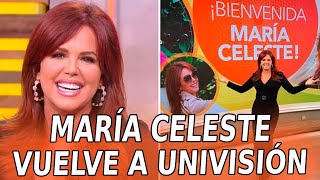 😱María Celeste Arrarás VUELVE a Univision con IMPORTANTE PROYECTO [upl. by Bristow]