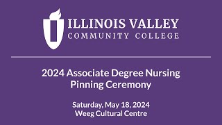 2024 Spring Associate Degree Nursing  Pinning Ceremony [upl. by Gilud912]