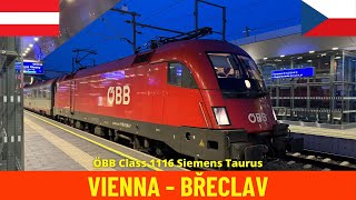 Cab Ride Vienna  Břeclav Northern Railway  Austria Czech Republic train drivers view 4K [upl. by Nnylireg973]