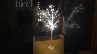 Ready to Dazzle this Christmas Gorgeous Modern Holiday Decor LED Birch Tree for IndoorOutdoor Use [upl. by Gustaf]