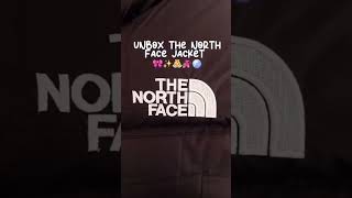 Unbox the north face jacket 🎀✨️👼🩰🪩haul unboxing thenorthface [upl. by Sochor]