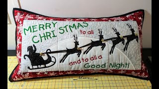 Christmas Settee Pillow December 8 2019 [upl. by Erskine]