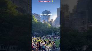 Bryant park new YorkNY USA bryantpark downtown travel timesquare [upl. by Levona]