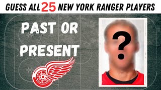 Guess All 25 Detroit Red Wing Players Past or Present [upl. by Dieter]