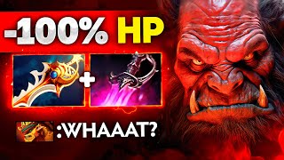 100 HP with AXE ULTIMATE 🔥 Axe 735 Dota 2 [upl. by Aneris745]