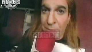 Claudio Caniggia imitacion en VideoMatch 1998 FUTBOL RETRO TV [upl. by Mozza]