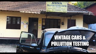 Pollution Test  Pass Emmisions Test  Vintage Cars  Modified Ambassador car [upl. by Naimerej609]