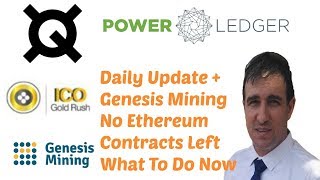 Genesis Mining No Ethereum Mining Contracts ICO Gold Rush Power Ledger Quantstamp [upl. by Pfeifer]