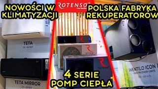 NOWA Polska Fabryka Rekuperacji Rotenso WENTILO  Nowy typoszereg Klimatyzacji [upl. by Adlesirhc]