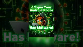 6 Signs Your Android Phone Has Malware 🦠📲 shorts android techtips alert [upl. by Allebram]