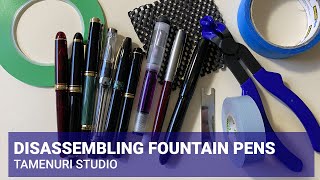 Disassembling fountain pens [upl. by Ordnajela195]