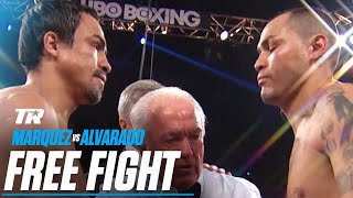 Juan Manuel Marquez vs Mike Alvarado  FREE FIGHT ON THIS DAY [upl. by Nirat]