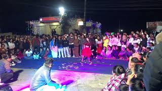 Pinky dance  deusi bhailo 2080 Hetauda farline yuwa club [upl. by Acysej]