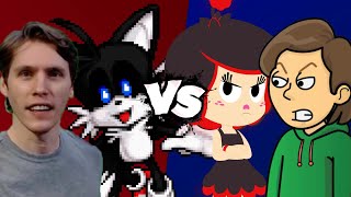 MUGEN Battle  JermaTailsEXE vs HanazukiBoris Anderson [upl. by Gona]