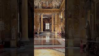 Art and History Inside Italy Palace Palazzo Colonna [upl. by Luby]