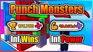 🥊OP Punch Monsters Script  Infinite Wins  Powers [upl. by Lumpkin]