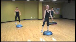 Volume 5 Bosu Cardio Plus Step Workout  Carrie Light Training4Life [upl. by Zsa Zsa850]