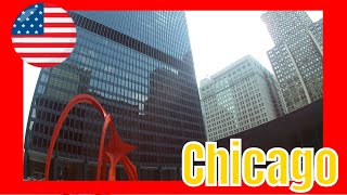 🇺🇸Chicago Kluczynski Federal Building Federal Plaza FHD1930 [upl. by Ecitsuj]