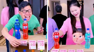 Who Wins The Most Banknotes Blind Box Drink Gamegame party [upl. by Esilrahc]