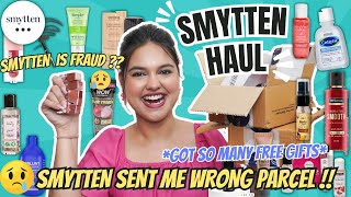 Smytten Is Fraud HUGE Smytten Trial Box Haul Tried New Items💕 Got Free Gifts😍 amp Wrong Parcel 😭 [upl. by Grassi]