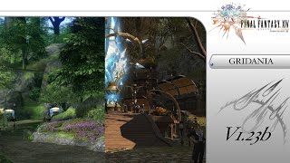 Final Fantasy XIV v123b Gridania Comparison 10 to ARR [upl. by Shelby901]