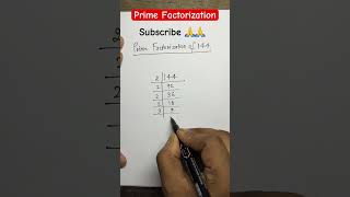 Prime Factorization of 144 math [upl. by Feerahs714]