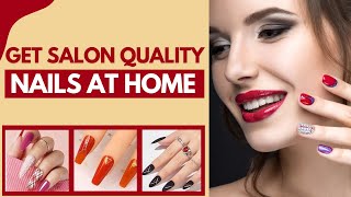 Best Gel Nail Kits  Get Shiny LongLasting Nails At Home [upl. by Rendrag903]