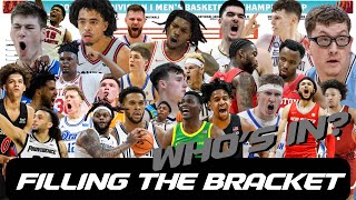 Final Bracketology Update Filling the Bracket to the NCAA Tournament headed into Selection Sunday [upl. by Lyndy]