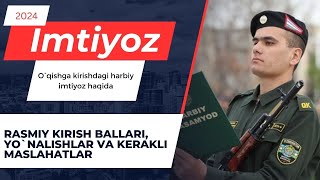 Harbiy imtiyoz haqida batafsil 2024  Sifati 4K [upl. by Sedberry]