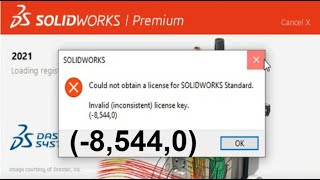 SOLIDWORKS 2021 cannot connect to license server 8 544 0 [upl. by Gnurt]