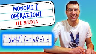 Cosa sono i monomi e come si fanno le operazioni fra monomi  Terza Media Tutorial per genitori [upl. by Blaze492]