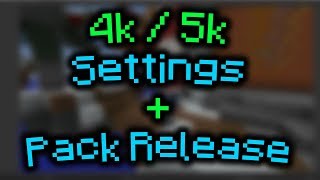 SETTINGS  5K PACK RELEASE  45K Special [upl. by Aneehsor]