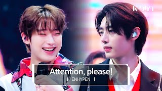 4K최초공개 ENHYPEN 엔하이픈  Attention please l JTBC K909 230527 방송 [upl. by Hanikahs693]