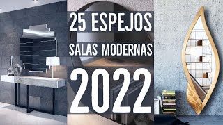 🔝 25 ESPEJOS DECORATIVOS para SALAS MODERNAS y recibidores  DECORACION de pared INTERIORES 2023 [upl. by Nwahc660]