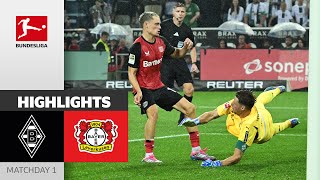 PURE Drama in 90 11  Borussia Mgladbach  Bayer 04 Leverkusen 23  Highlights  MD 1 – 202425 [upl. by Ruvolo409]