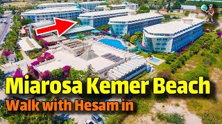 Miarosa Kemer Beach Hotel Uall Inclusive ANTALYA WALKING TOUR Travel Vlog  Miarosa Kemer Beach [upl. by Kancler]