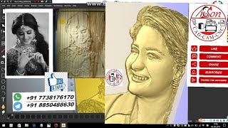 How to Make 3D BasRelief from Human Face image in ArtCAM  Learn How to Sculpt 3D Faces in Artcam [upl. by Adnovaj]