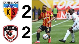 Kayserispor vs Gaziantep FK Süperlig Maçı [upl. by Aniretac608]