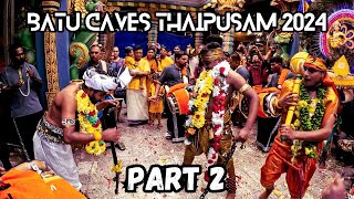 BATU CAVES THAIPUSAM 2024 PART 2  THE JOYFUL CELEBRATION OF MALAYSIA THAIPUSAM [upl. by Allevon]