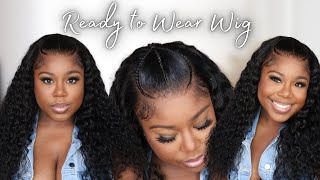 WOW Pre Braid Wig Ready To Wear Straight Out Of The Box  NO WORK NEEDED  Wiggins Hair [upl. by Ennaylime275]